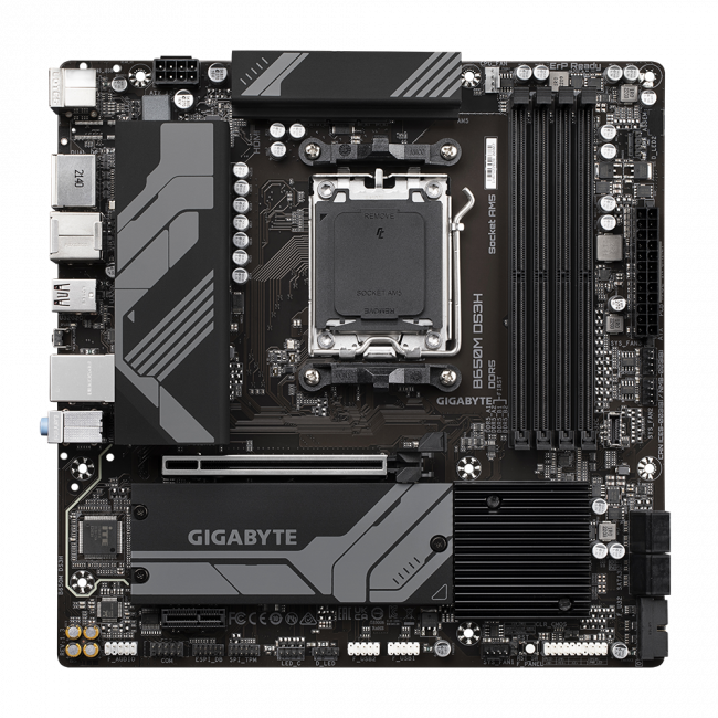 Материнская плата GIGABYTE B650M DS3H — для бизнеса и офиса Материнская плата GIGABYTE B650M DS3H — для бизнеса и офиса