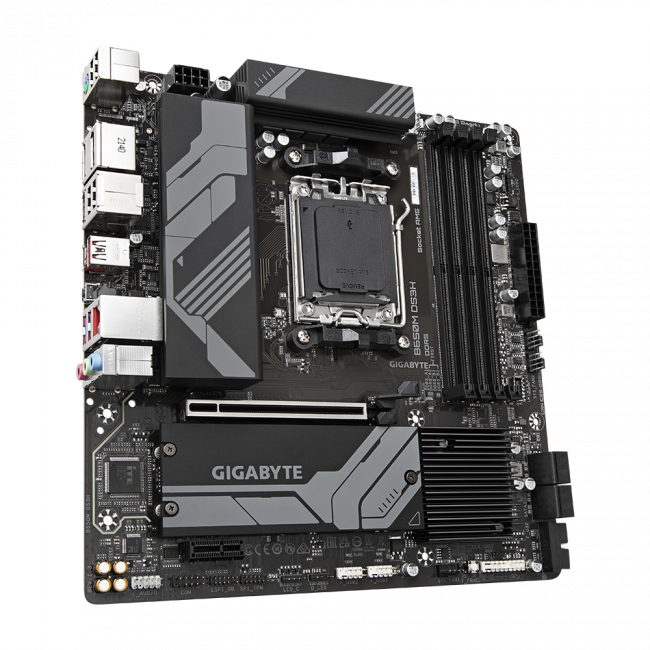 Материнская плата GIGABYTE B650M DS3H — для бизнеса и офиса Материнская плата GIGABYTE B650M DS3H — для бизнеса и офиса