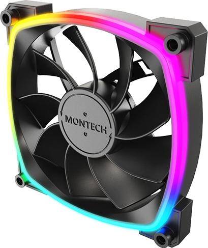 Вентилятор для корпуса Montech RX120 PWM BLACK — для бизнеса и офиса Вентилятор для корпуса Montech RX120 PWM BLACK — для бизнеса и офиса