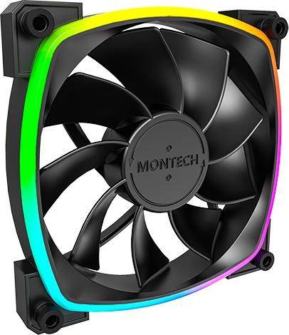 Вентилятор для корпуса Montech RX120 PWM BLACK — для бизнеса и офиса Вентилятор для корпуса Montech RX120 PWM BLACK — для бизнеса и офиса