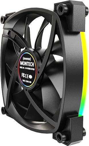 Вентилятор для корпуса Montech RX120 PWM BLACK — для бизнеса и офиса Вентилятор для корпуса Montech RX120 PWM BLACK — для бизнеса и офиса