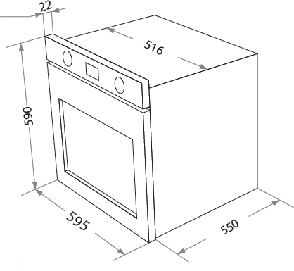 Шкаф духовой электрический HOMSair OEF657BK HOMSair OEF657BK — для бизнеса и офиса Шкаф духовой электрический HOMSair OEF657BK HOMSair OEF657BK — для бизнеса и офиса
