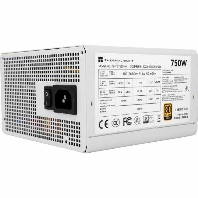 Блок питания ПК Thermalright TR-TG750S-W — для бизнеса и офиса Блок питания ПК Thermalright TR-TG750S-W — для бизнеса и офиса