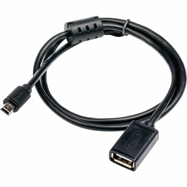 Кабель 0.8 m USB(Af) <=> miniUSB OTG Кабель Atcom 0.8 м (AT2821) — для бизнеса и офиса Кабель 0.8 m USB(Af) <=> miniUSB OTG Кабель Atcom 0.8 м (AT2821) — для бизнеса и офиса