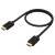 GCR Кабель 1.0m HDMI версия 2.0, HDR 4:2:2, Ultra HD, 4K 60 fps 60Hz/5K*30Hz, 3D, AUDIO, 18.0 Гбит/с, 28/28 AWG, OD7.3mm, тройной экран, черный, GCR-HM411-1.0m Greenconnect HDMI 2.0 - HDMI 2.0 1м черный — для бизнеса и офиса