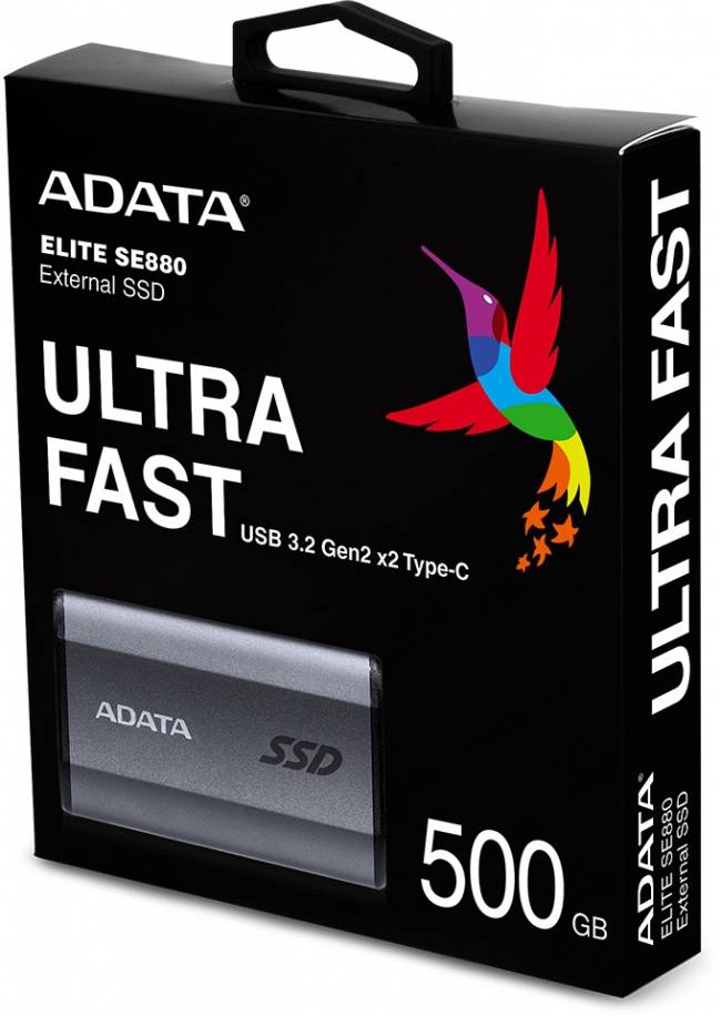 Твердотельный накопитель ADATA External SSD SE880 — для бизнеса и офиса