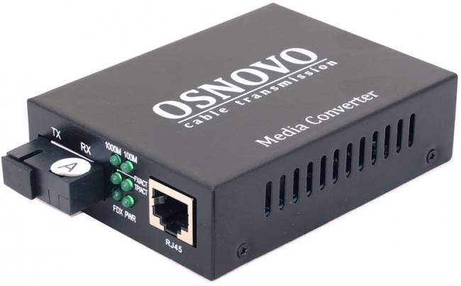 Медиаконвертер OSNOVO OMC-1000-11S5a — для бизнеса и офиса Медиаконвертер OSNOVO OMC-1000-11S5a — для бизнеса и офиса