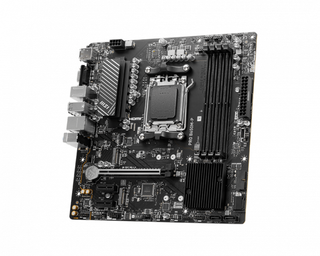 Материнская плата MSI PRO B650M-P — для бизнеса и офиса Материнская плата MSI PRO B650M-P — для бизнеса и офиса