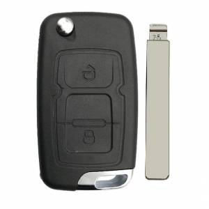 Корпус выкидного ключа GEELY 2 кнопки, лезвие № 75, без лого
