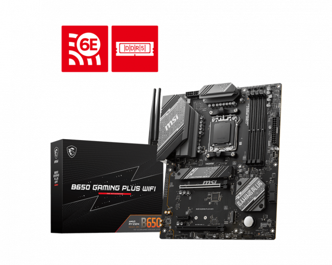 Материнская плата MSI B650 GAMING PLUS WIFI — для бизнеса и офиса Материнская плата MSI B650 GAMING PLUS WIFI — для бизнеса и офиса