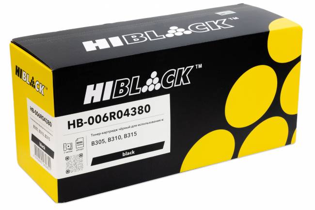 Тонер-картридж Hi-Black (HB-006R04380) для Xerox B305/B310/B315, 8K — для бизнеса и офиса Тонер-картридж Hi-Black (HB-006R04380) для Xerox B305/B310/B315, 8K — для бизнеса и офиса