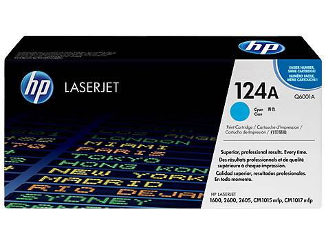 Картридж 124A для HP CLJ 1600/2600N/2605, 2К (O) голубой Q6001A — для бизнеса и офиса Картридж 124A для HP CLJ 1600/2600N/2605, 2К (O) голубой Q6001A — для бизнеса и офиса
